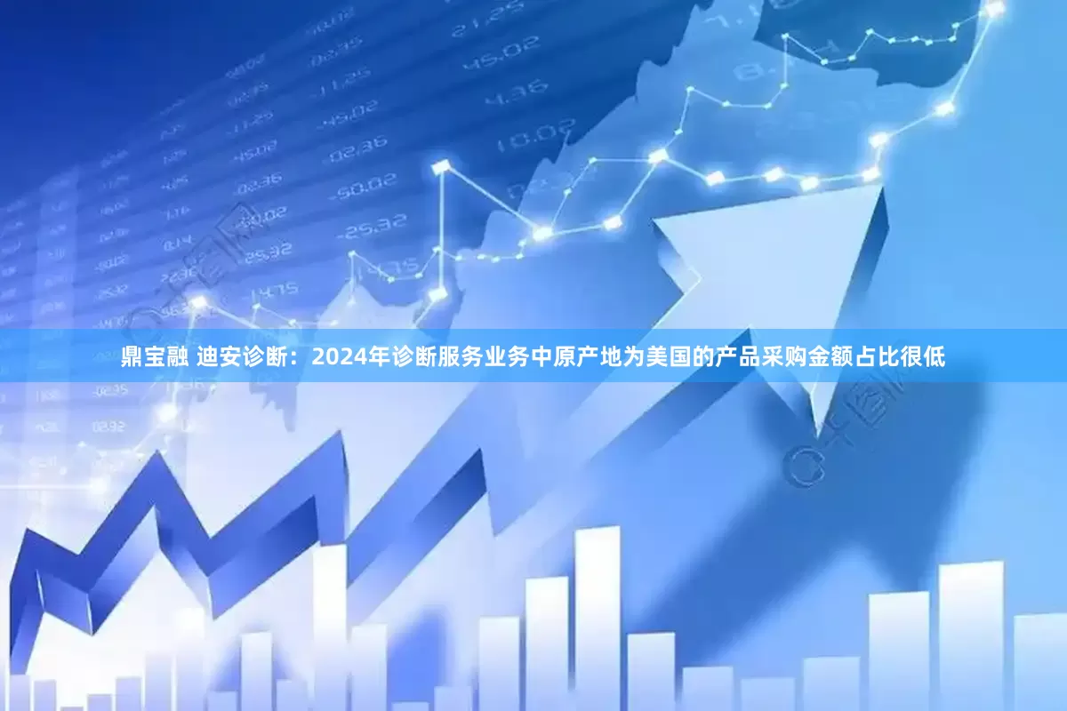 鼎宝融 迪安诊断：2024年诊断服务业务中原产地为美国的产品采购金额占比很低