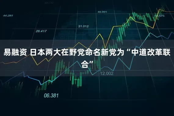 易融资 日本两大在野党命名新党为“中道改革联合”